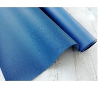 Переплётный кожзам с текстурой, синий, 33х70 см